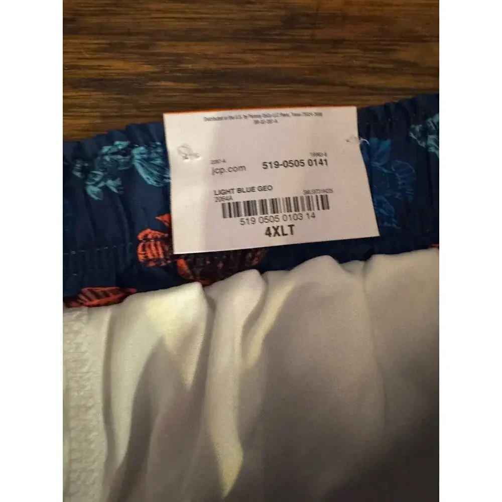 ST.JOHNS BAY Swim Shorts 11” Inseam (NWT) Big & Tall 4XLT
